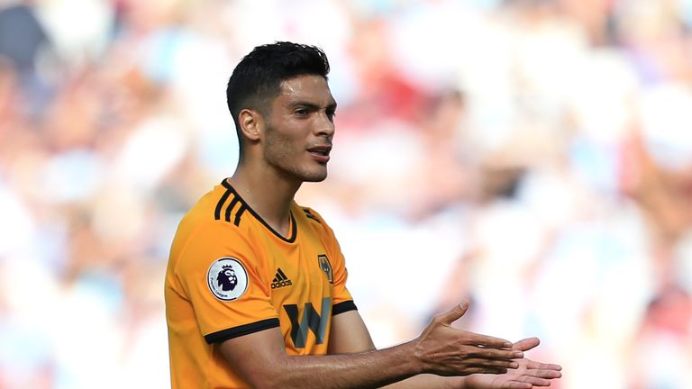  during the Premier League match between West Ham United and Wolverhampton Wanderers at London Stadium on September 1, 2018 in London, United Kingdom.