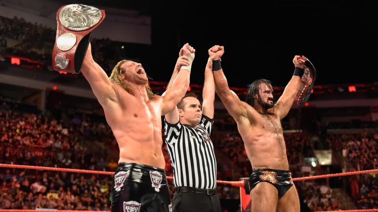 RAW TAG TEAM WIN 