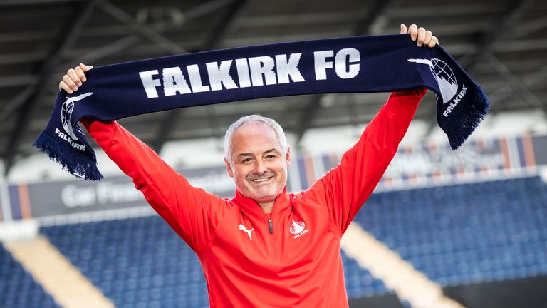 Ray McKinnon is unveiled as Falkirk manager