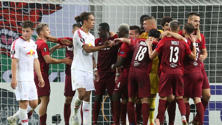 Salzburg beat Leipzig in their Europa League opener