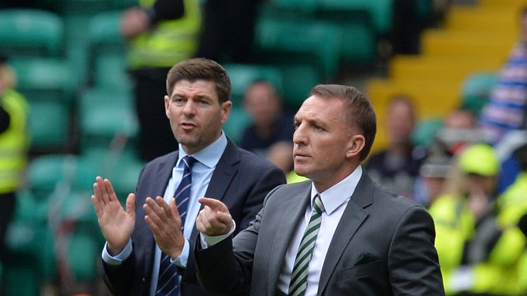 Rodgers was pleased with how his side created chances against Rangers
