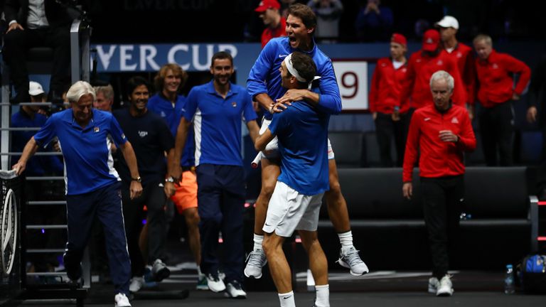 Roger Federer defeated Nick Kyrgios to hand Europe the 2017 Ryder Cup