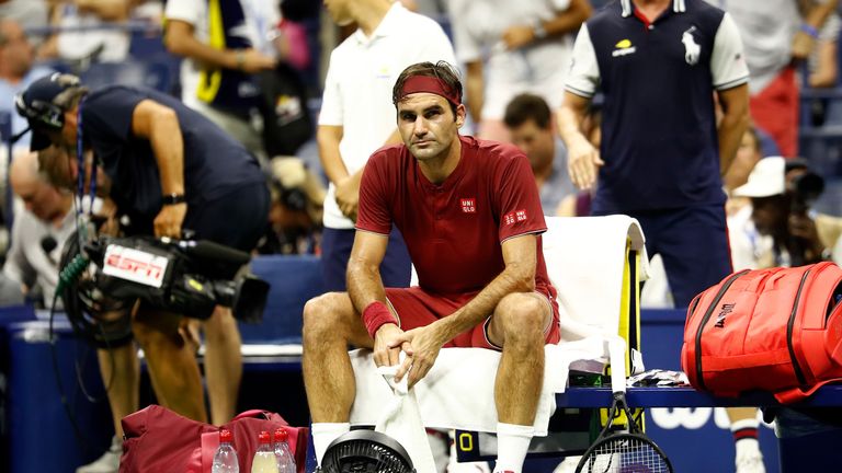 on Day Eight of the 2018 US Open at the USTA Billie Jean King National Tennis Center on September 3, 2018 in the Flushing neighborhood of the Queens borough of New York City.