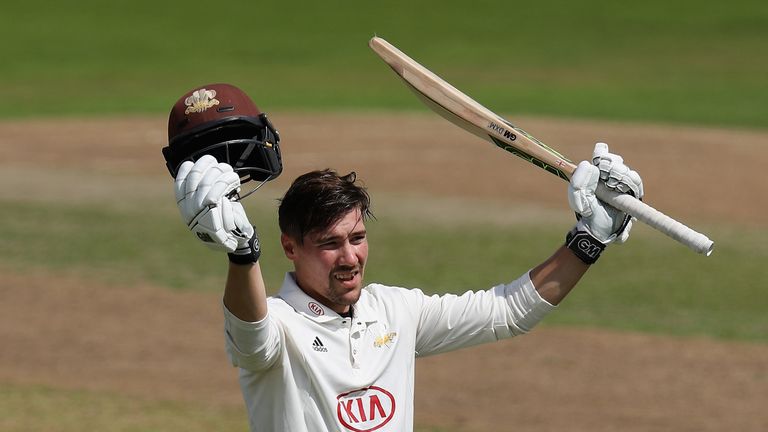 during the Specsavers County Championship division one match between Nottinghamshire and Surrey at Trent Bridge on July 23, 2018 in Nottingham, England.