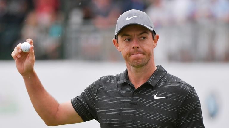 during the third round of the BMW Championship at Aronimink Golf Club on September 8, 2018 in Newtown Square, Pennsylvania.