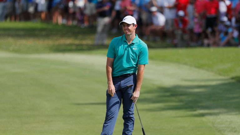 McIlroy carded a four-over 74 on Sunday