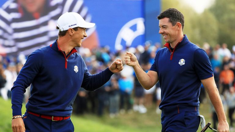 Rory McIlroy and Thorbjorn Olesen