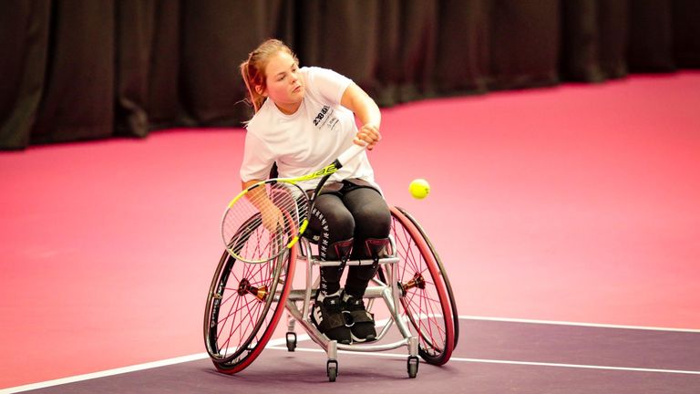 Ruby Bishop  - Wheelchair Tennis (credit: Youth Sport Trust)