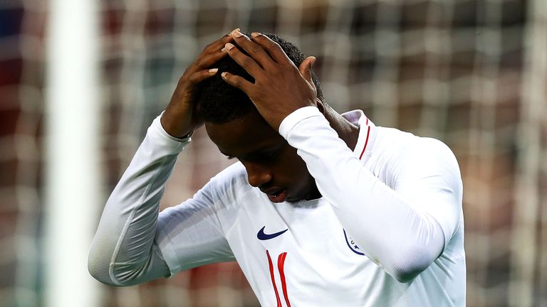Ryan Sessegnon could not mark his England Under-21 debut with a goal.