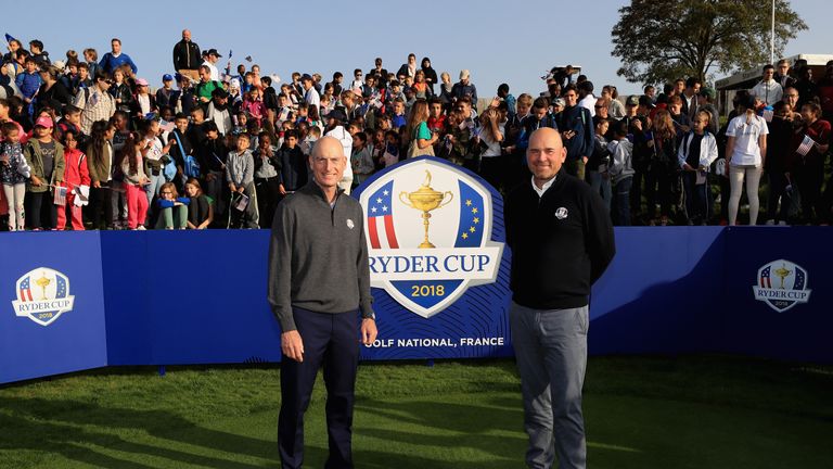 during the Ryder Cup 2018 Year to Go event at **** on October 16, 2017 in Paris, France.