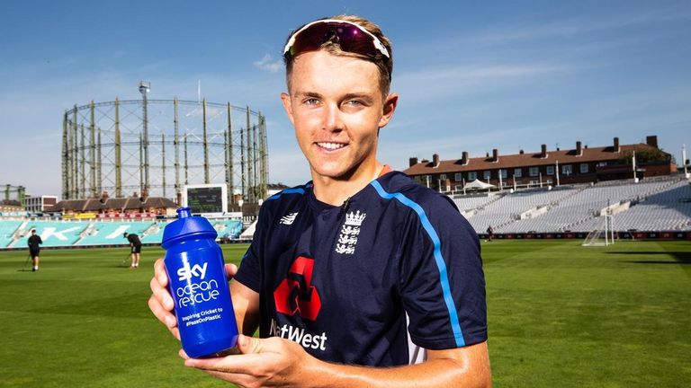 Sam Curran supports Sky&#39;s Ocean Rescue campaign.