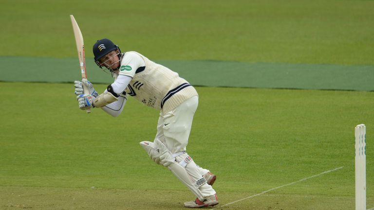 Sam Robson struck his first century of the season for Middlesex