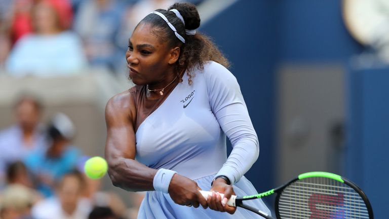 on Day Seven of the 2018 US Open at the USTA Billie Jean King National Tennis Center on September 2, 2018 in the Flushing neighborhood of the Queens borough of New York City.