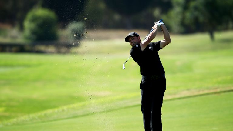  during Day One of the Portugal Masters at Dom Pedro Victoria Golf Course on September 20, 2018 in Albufeira, Portugal.