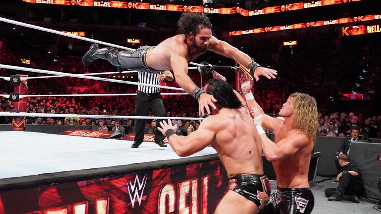 Drew McIntyre and Dolph Ziggler retained the Raw tag titles in an excellent match against Seth Rollins and Dean Ambrose