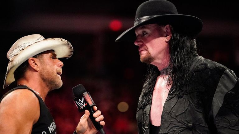 The Undertaker made a highly rare appearance on Raw to confront Shawn Michaels