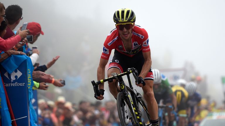 Simon Yates retained the race leader's red jersey on stage 15 of La Vuelta 