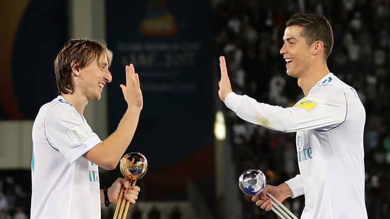 Modric and Ronaldo Madrid 