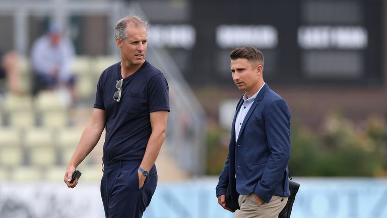 Ed Smith (left) and James Taylor are set to discuss the selection for Sri Lanka