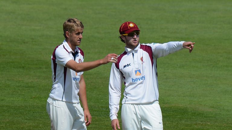 The 24-year-old - pictured at Northants- has excelled for Warwickshire following injury problems