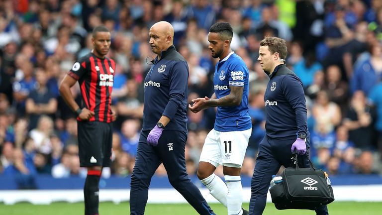 Theo Walcott was forced off through injury on a frustrating day for the hosts