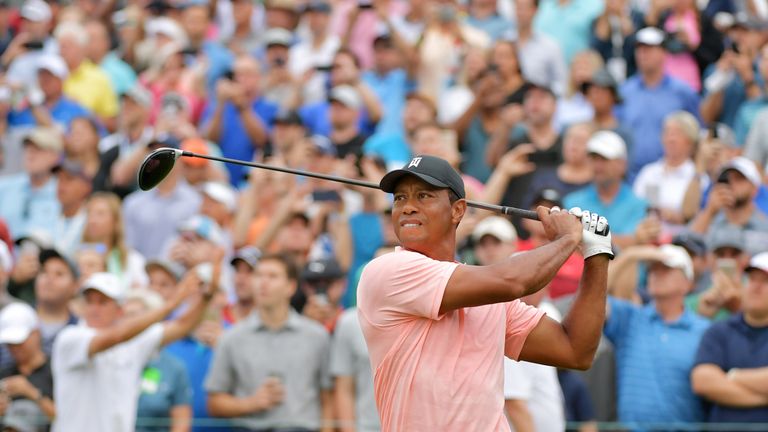 during the second round of the BMW Championship at Aronimink Golf Club on September 7, 2018 in Newtown Square, Pennsylvania.