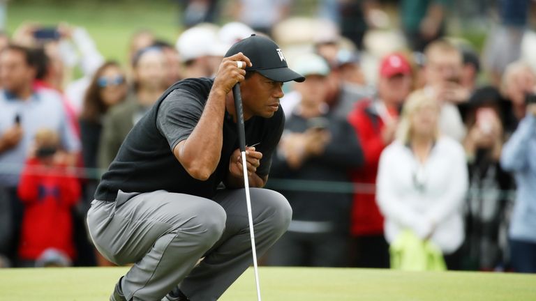 during the third round of the BMW Championship at Aronimink Golf Club on September 8, 2018 in Newtown Square, Pennsylvania.