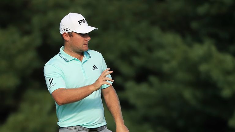 during round two of the Dell Technologies Championship at TPC Boston on September 1, 2018 in Norton, Massachusetts.