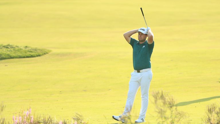 during round three of the Dell Technologies Championship at TPC Boston on September 2, 2018 in Norton, Massachusetts.