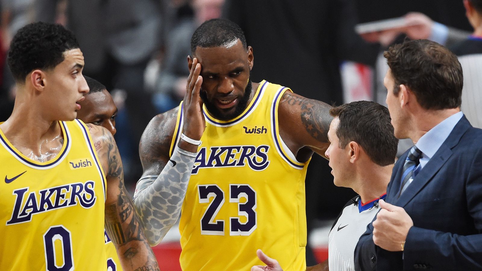 The Best Of The Action As LeBron James Made His Los Angeles Lakers ...