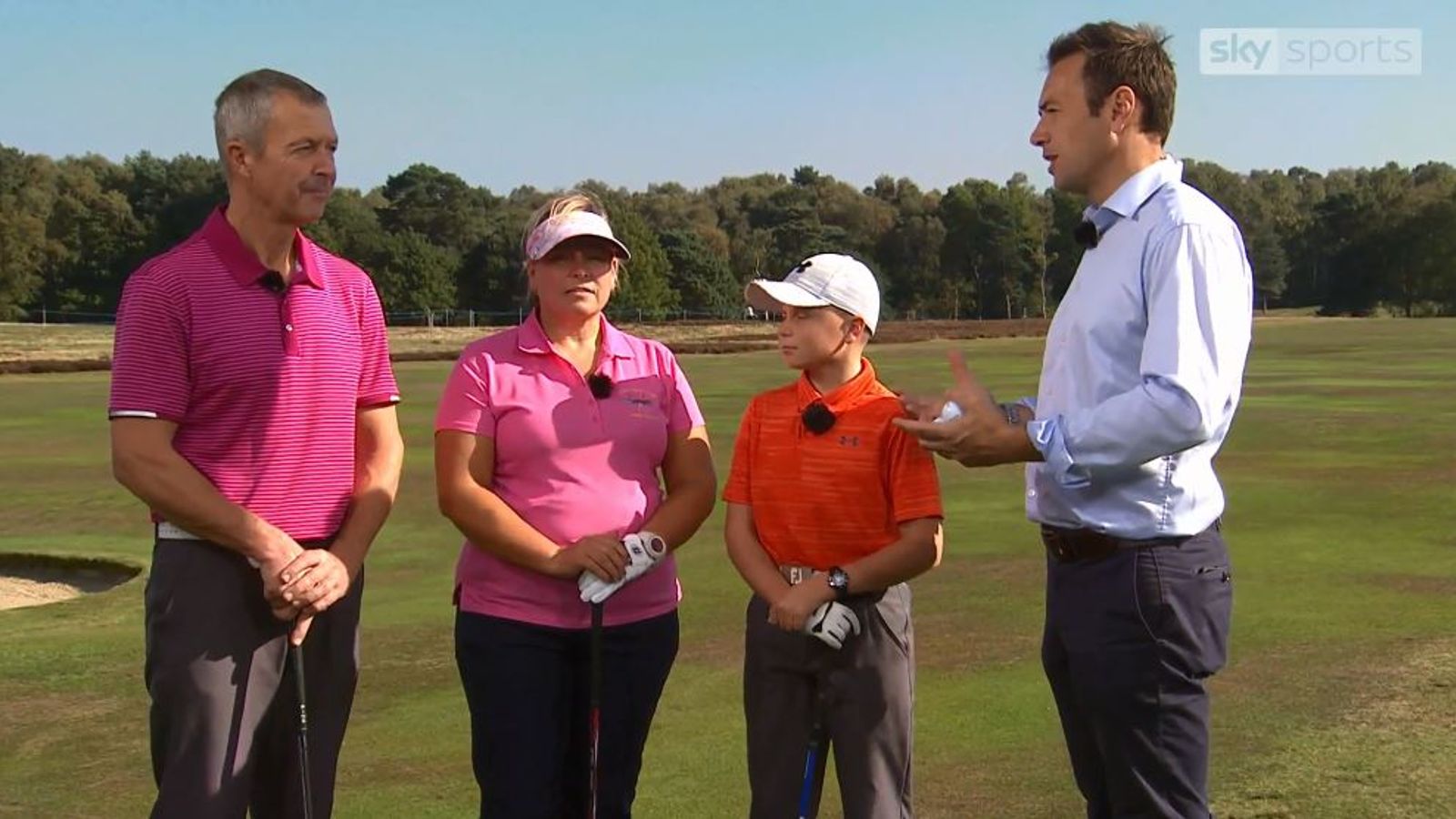 Sky Sports British Masters Family join Robert Karlsson in ProAm at