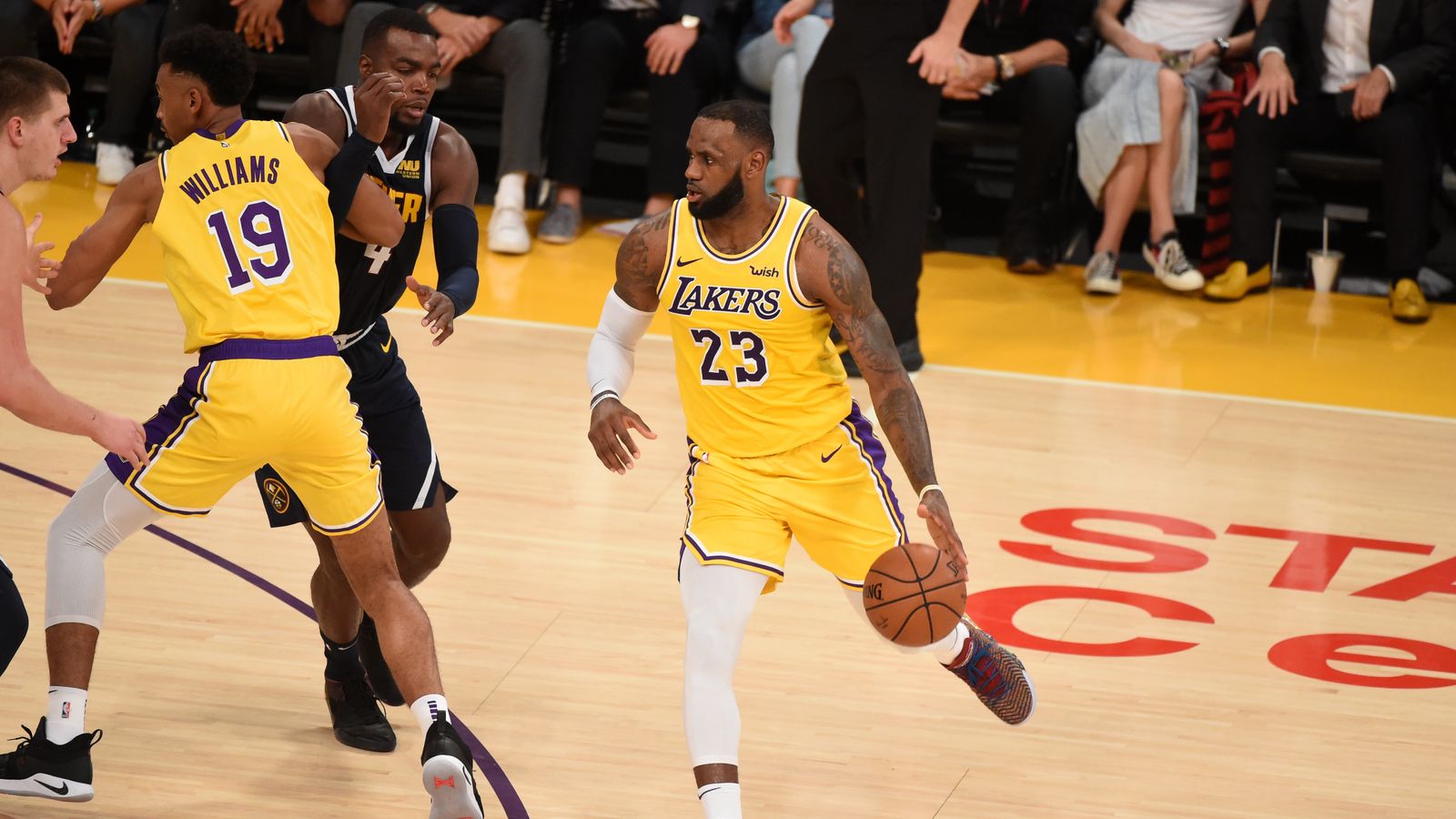 LeBron James Posts Triple-double As Los Angeles Lakers Earn First Home ...