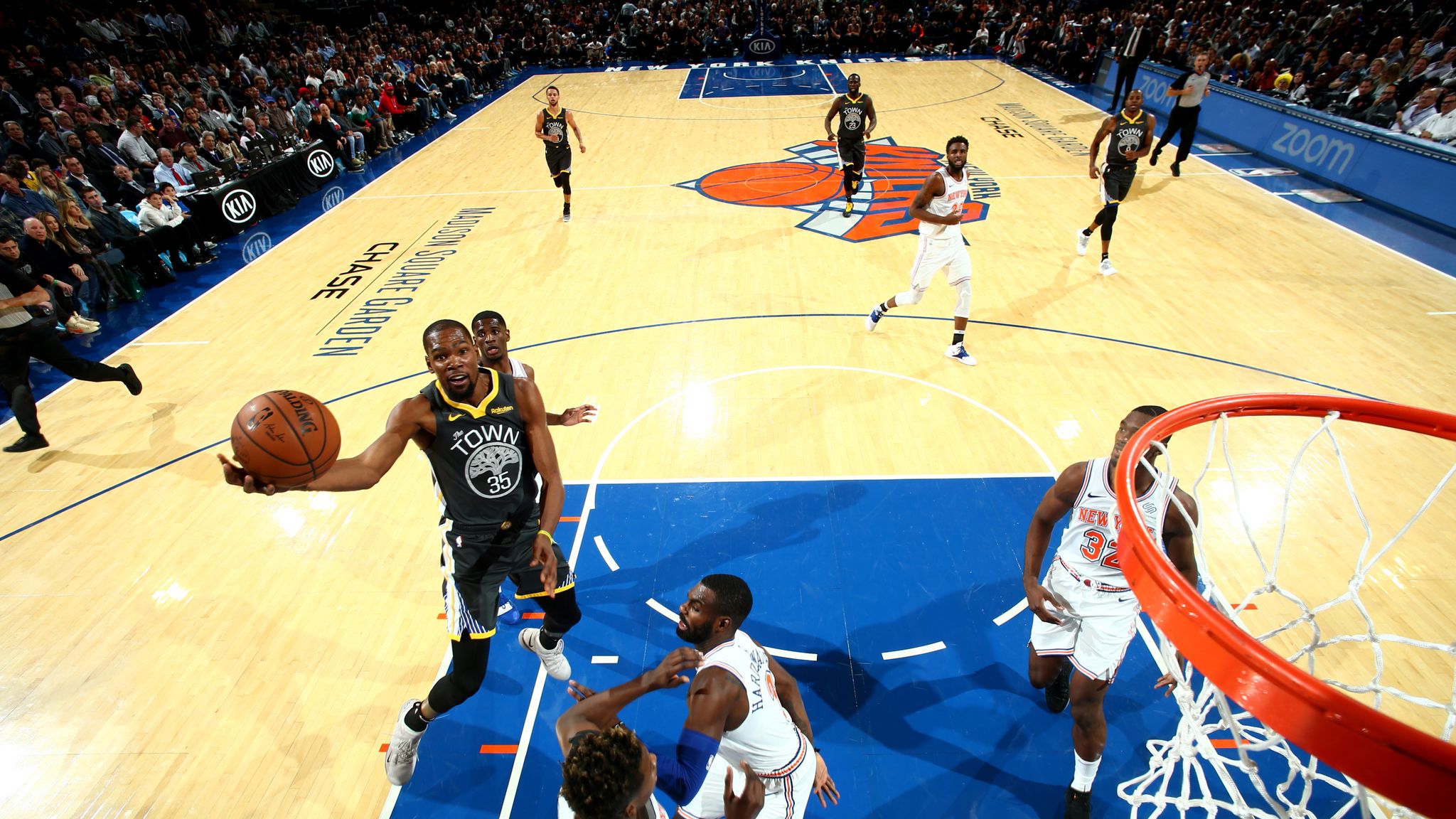 Kevin Durant lights up the Garden with 26 points as Nets defeat