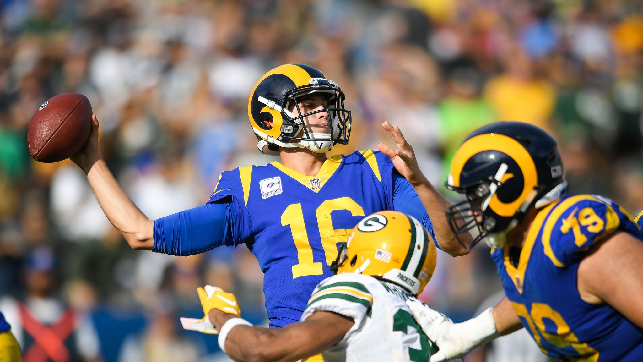 Rams edge Packers 29-27 to get to 8-0 - NBC Sports