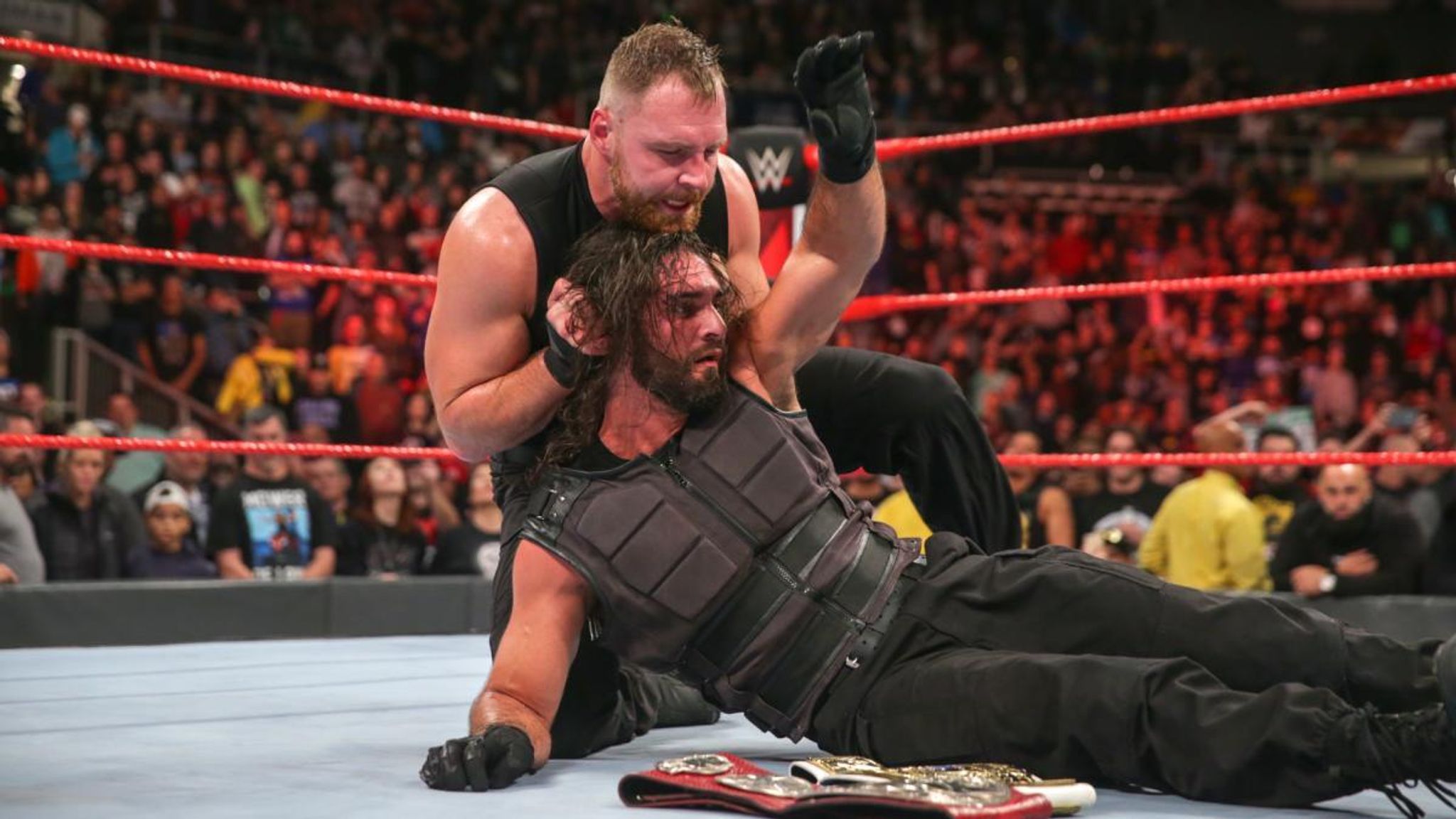 В чем суть рестлинга. Dean Ambrose Seth Rollins шип.