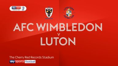 AFC Wimbledon 0-2 Luton