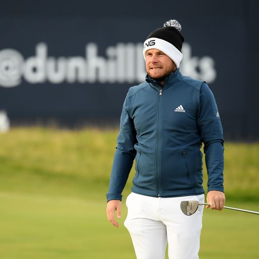 Hatton holds narrow Dunhill lead