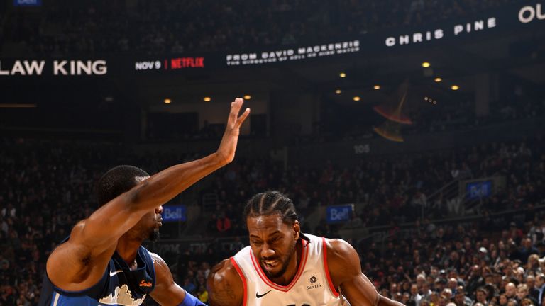 Kawhi Leonard led the Raptors with 21 points