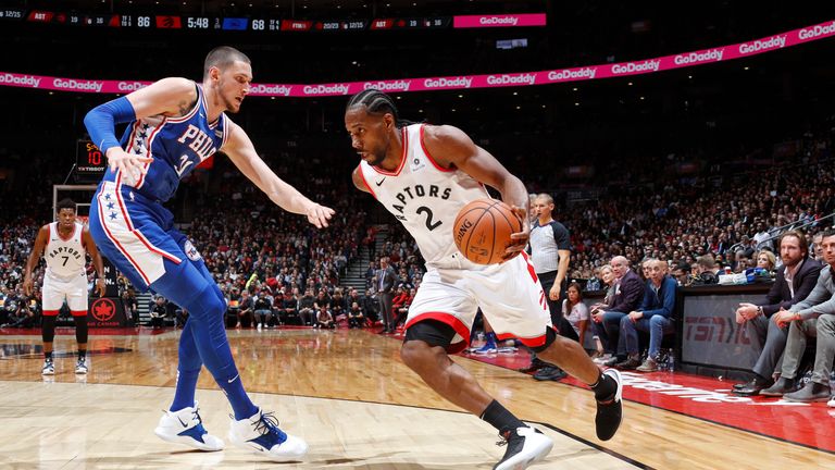 NBA round-up: Kawhi Leonard leads Toronto Raptors to 129-112 win over  Philadelphia 76ers | NBA News | Sky Sports