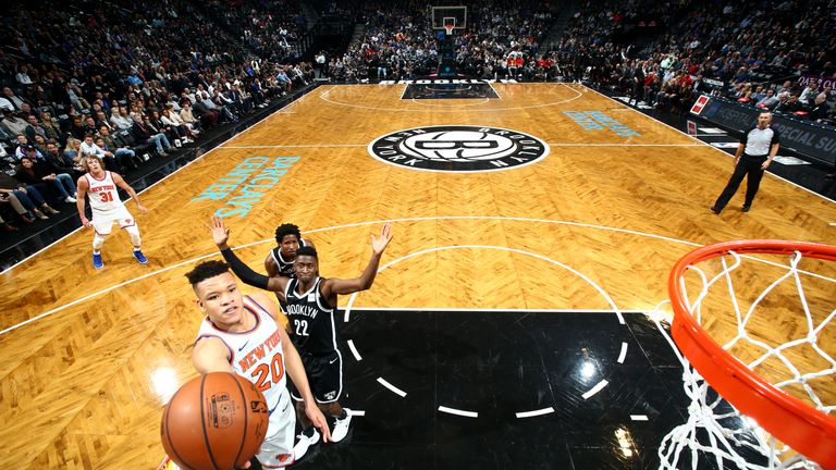 Rookie Kevin Knox impressed in the Knicks' opening games before succumbing to an ankle sprain