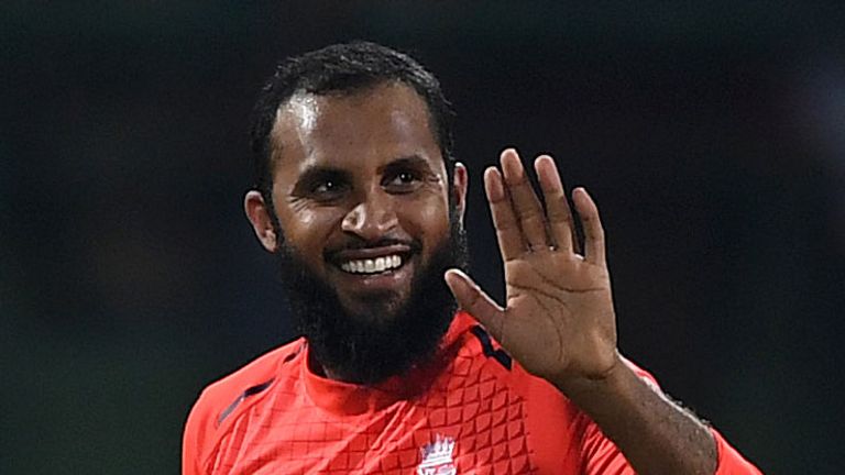 Leg-spinner Adil Rashid returned figures of 4-36 off five overs