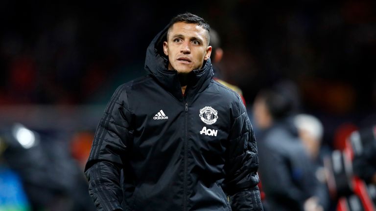 Alexis Sanchez after the UEFA Champions League, Group H match against Valencia