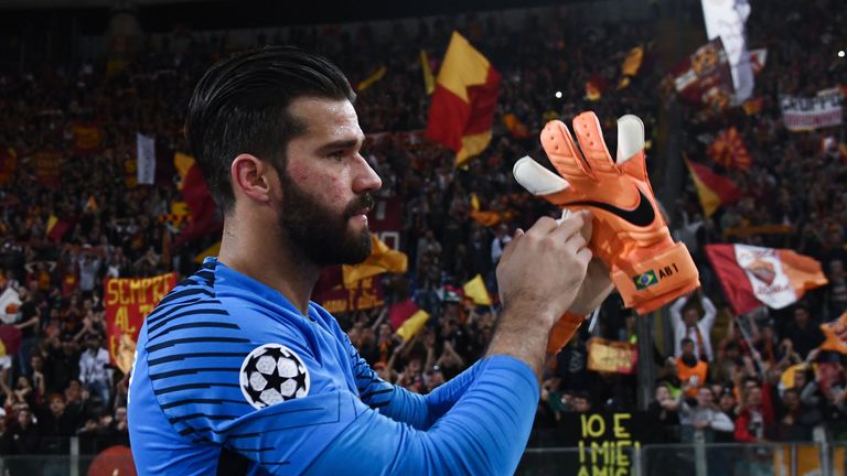 Alisson says it was emotional to leave the Italian capital