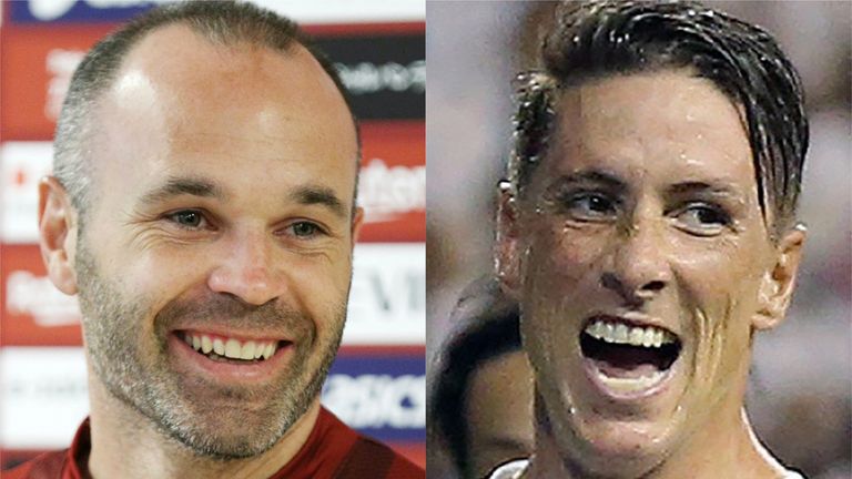 Andres Iniesta Fernando Torres