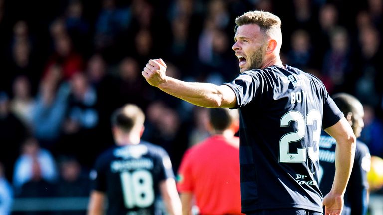 Andy Boyle scored his first goal last weekend as Dundee got their first points of the season in victory over Hamilton. 