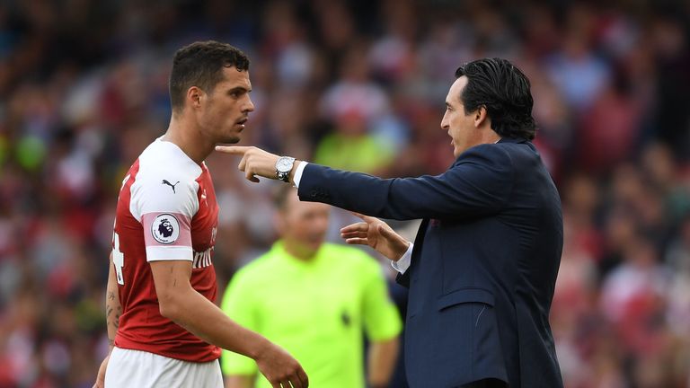 Granit Xhaka feels new Arsenal boss Unai Emery has already improved him