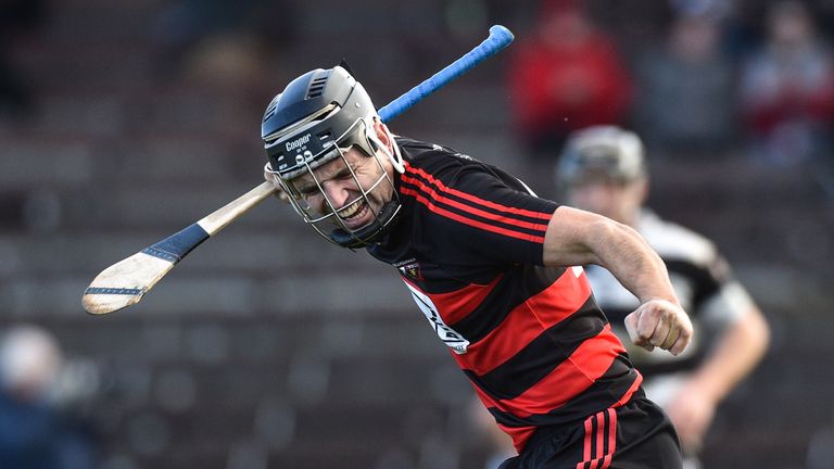 JJ Hutchinson of Ballygunner celebrates at the final whistle