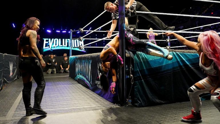 Bayley put her body on the line for her team against the Riott Squad