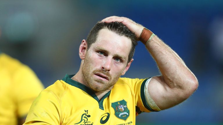 during The Rugby Championship match between the Australian Wallabies and Argentina Pumas at Cbus Super Stadium on September 15, 2018 in Gold Coast, Australia.