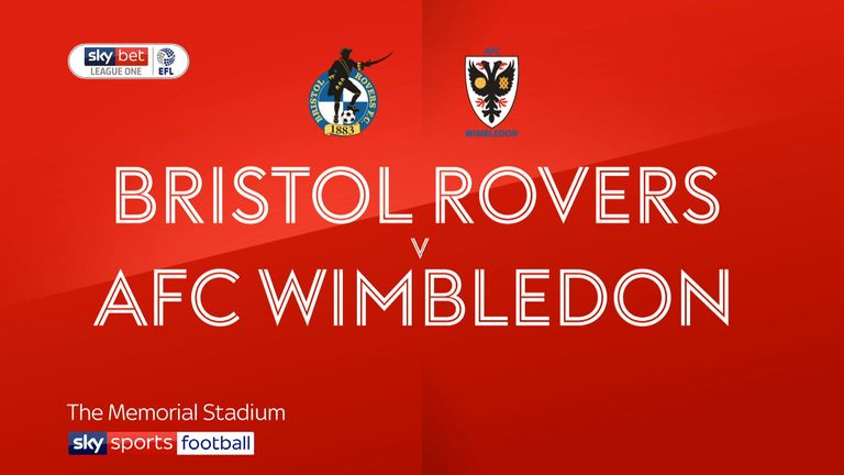 Bristol Rovers v AFC Wimbledon